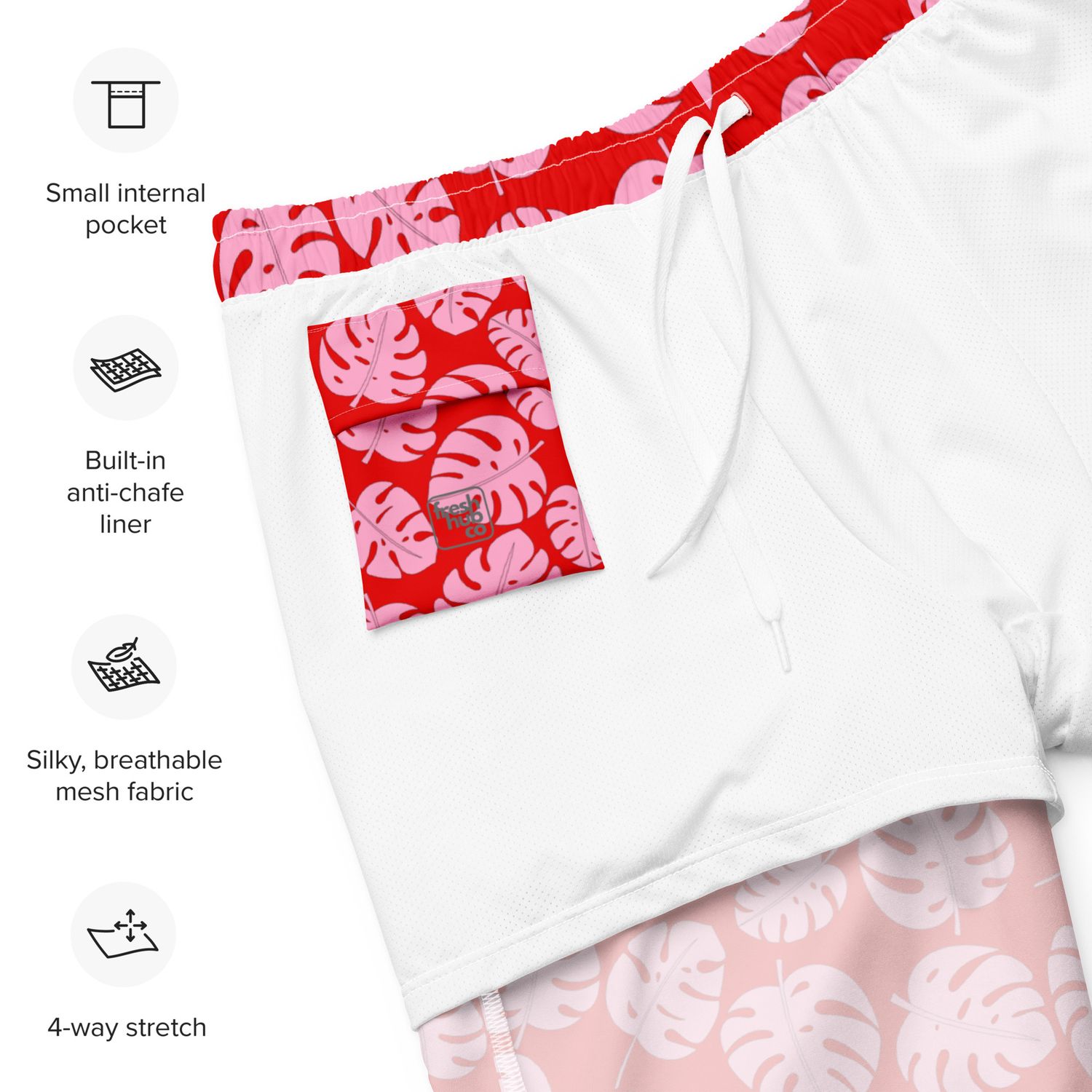 Matching Tropical Flowers Swimwear