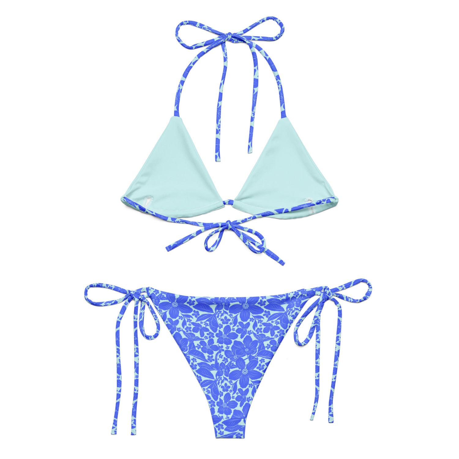 His and Hers Tropical Swimsuits - Matching Couples Vacation Bathing Suits for Honeymoon.