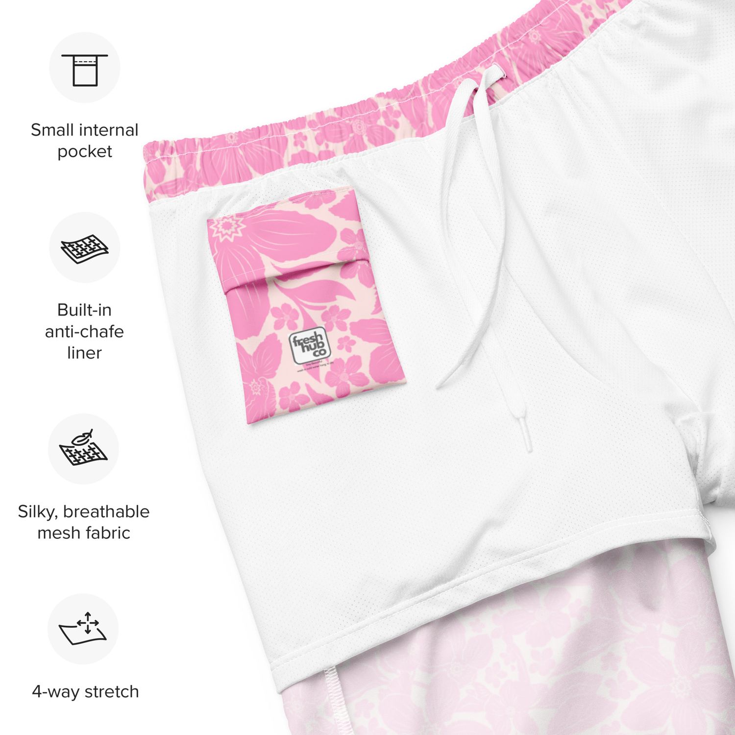 Romantic Floral Couples Swimwear - His &amp; Hers Tropical Beach Honeymoon Matching Bathing Suits.