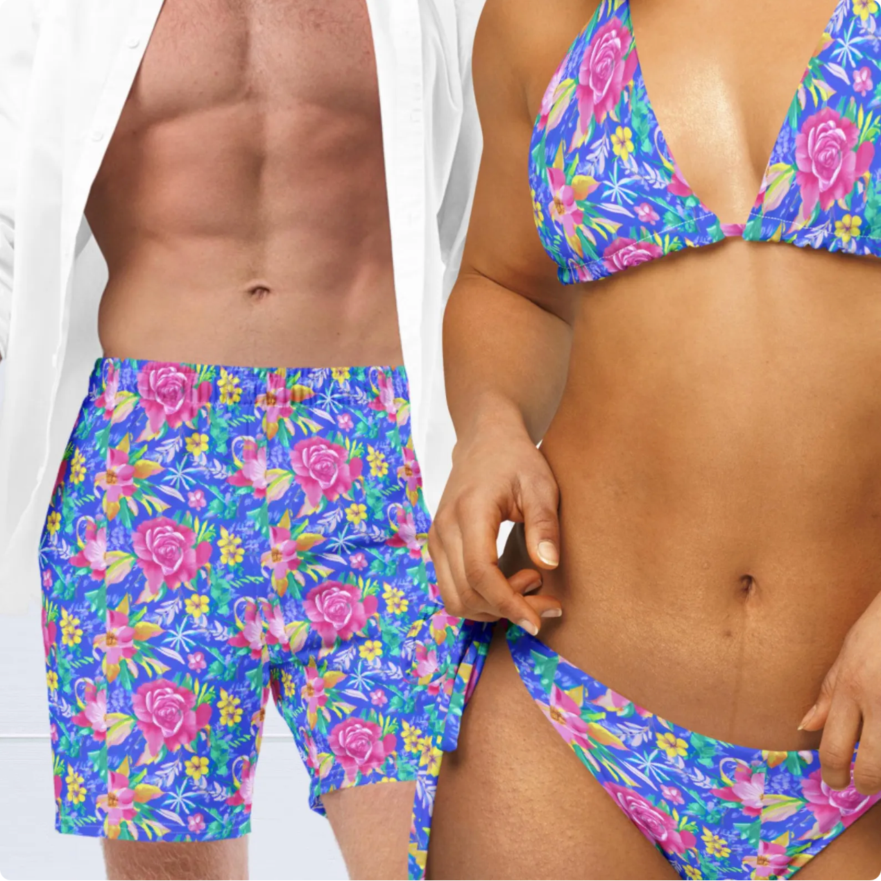 Flower Rose String bikini