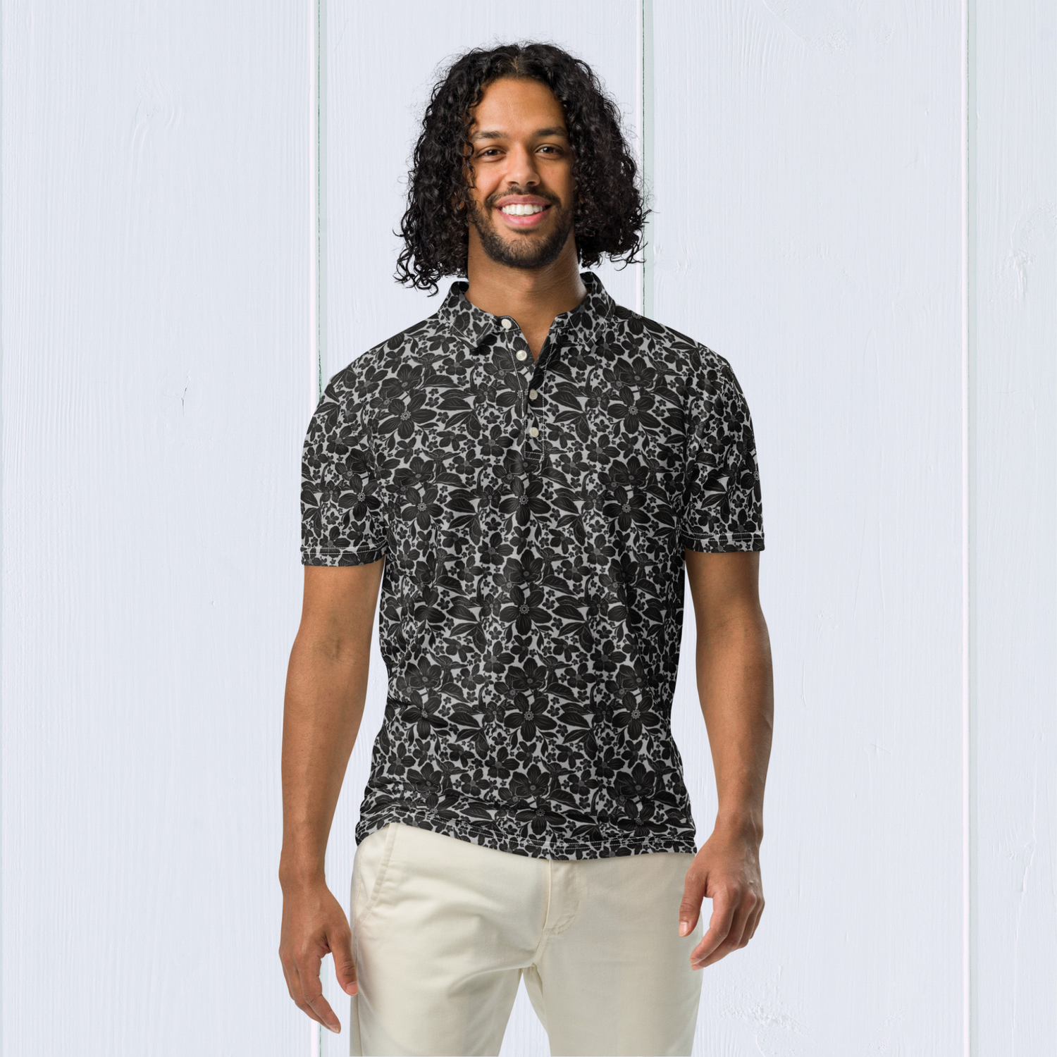 Sleek Men&#39;s Slim Fit Polo Shirt: Office casual wear to sports and social events.