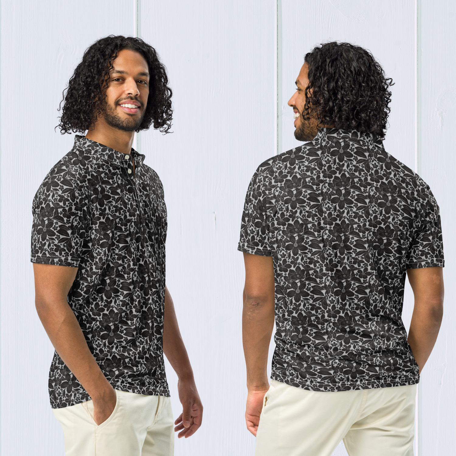 Sleek Men&#39;s Slim Fit Polo Shirt: Office casual wear to sports and social events.