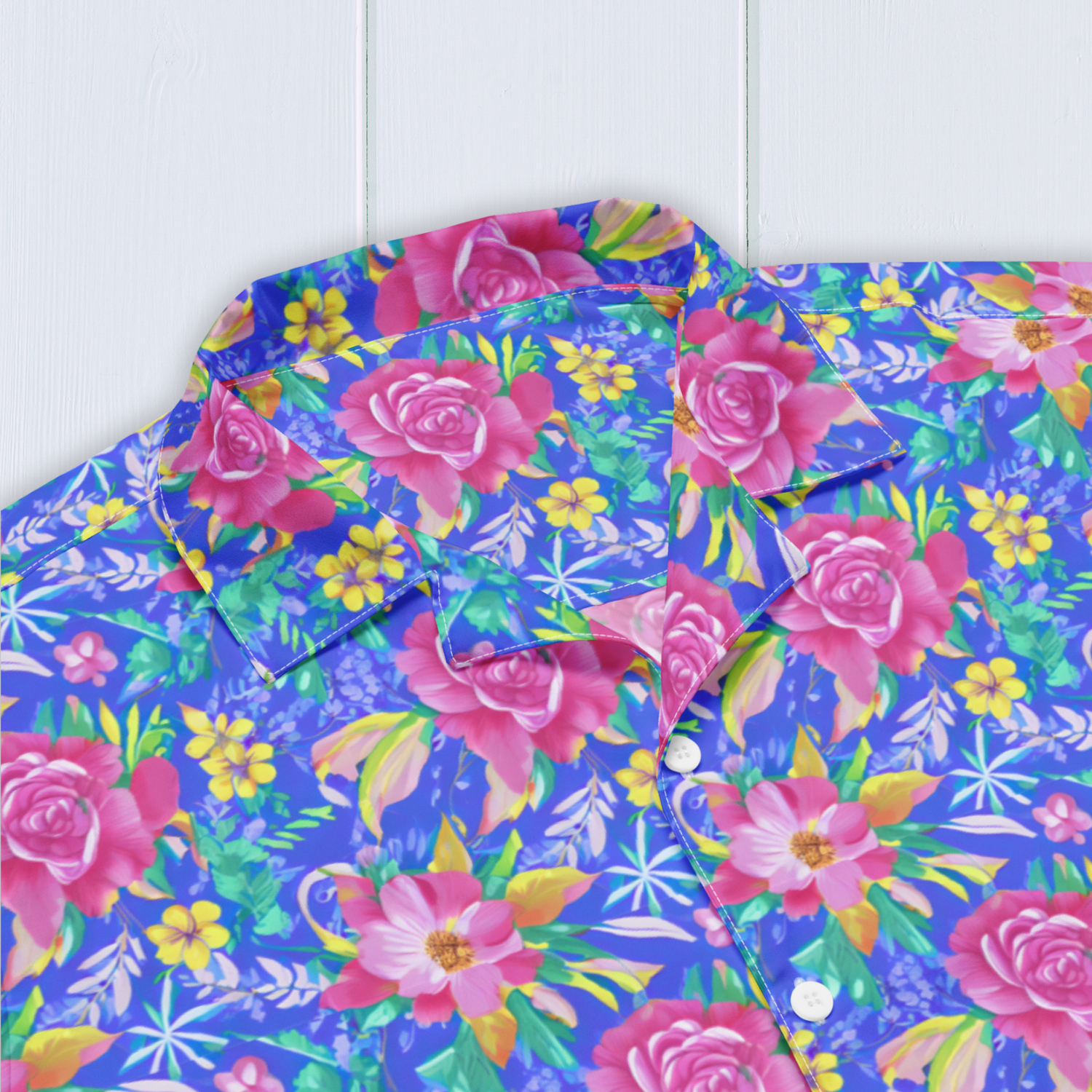 Floral Unisex Button Shirt