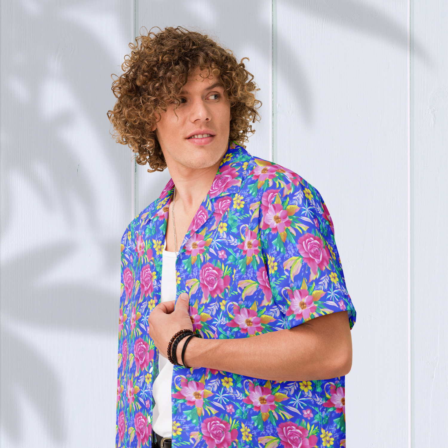 Floral Unisex Button Shirt