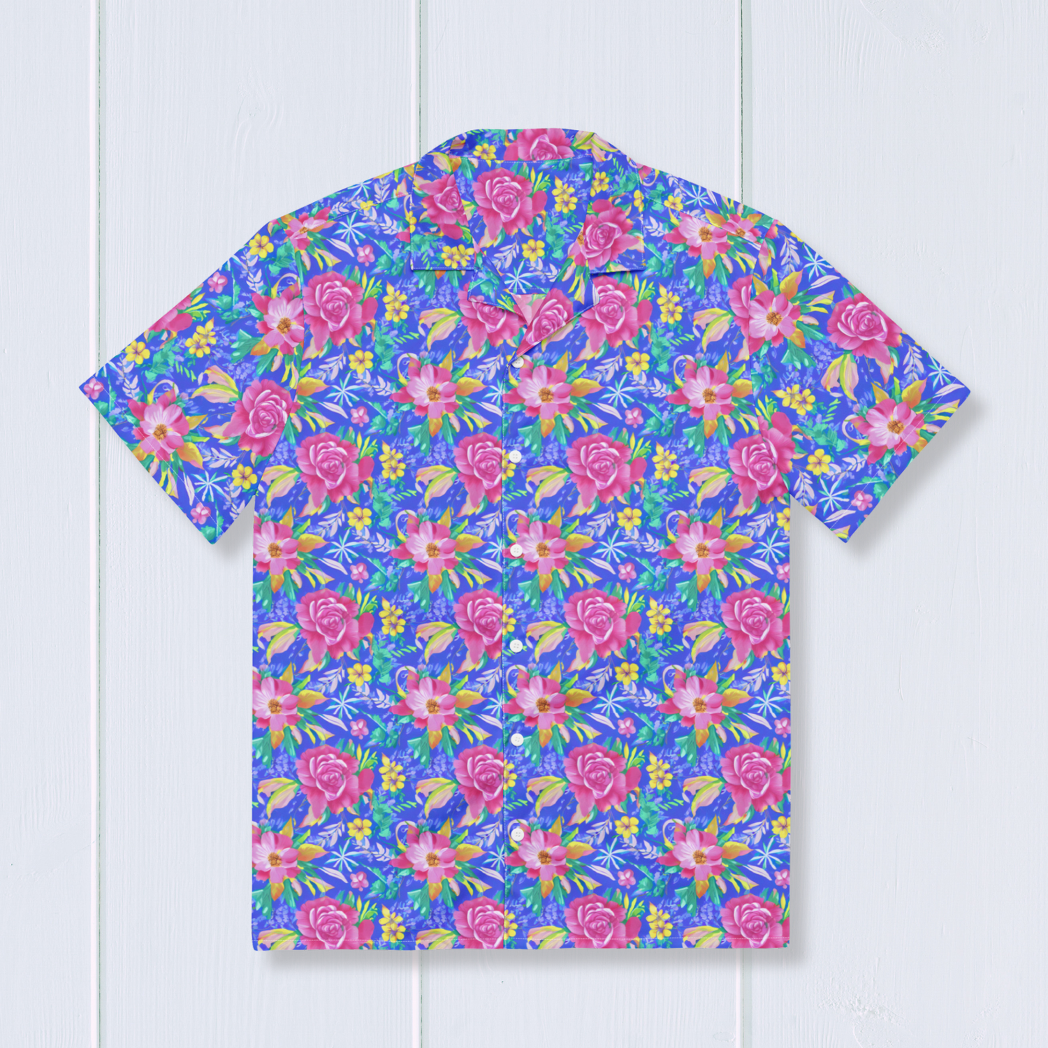 Floral Unisex Button Shirt
