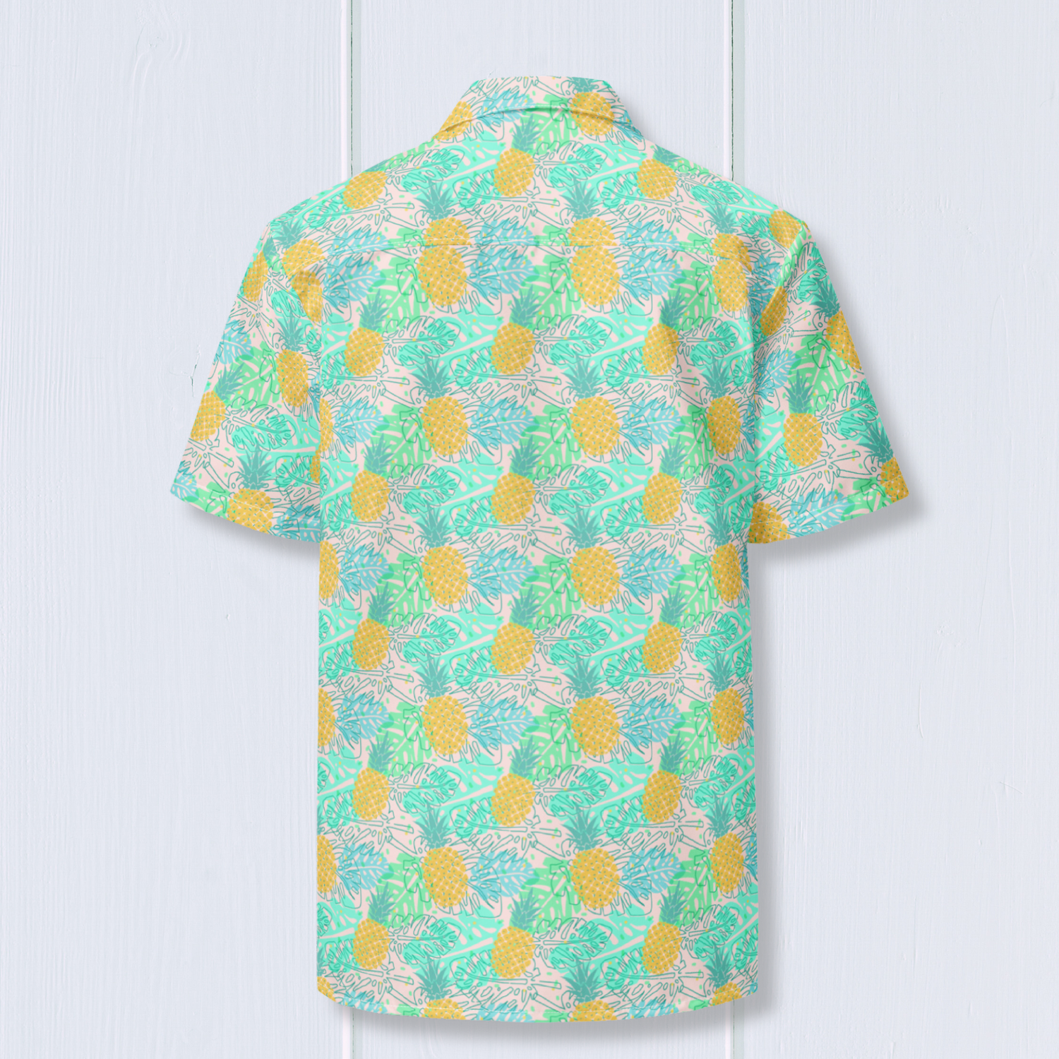 Oversized Pineapple Unisex Button Shirt