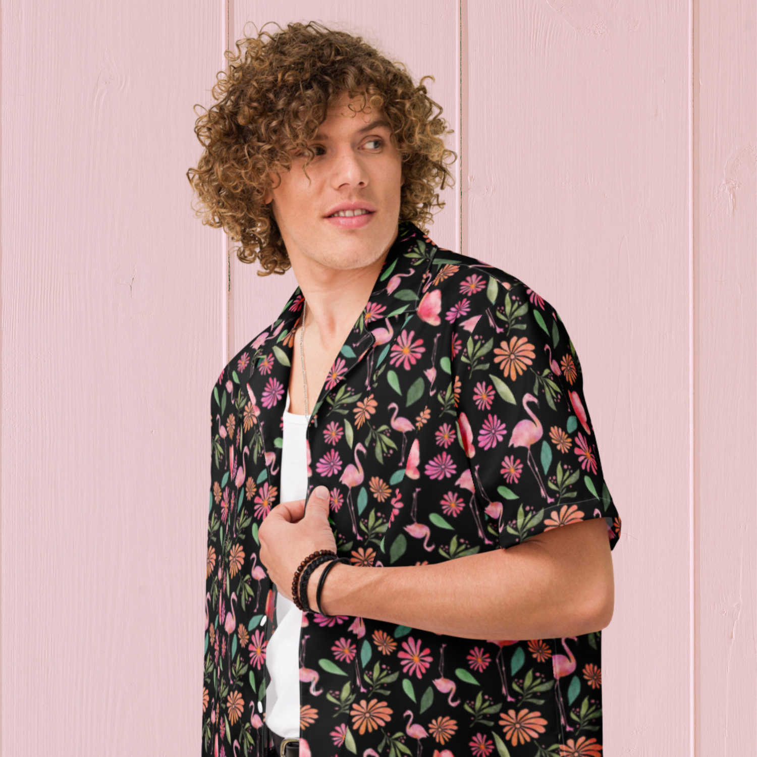 Peacock Oversized Unisex Button Shirt