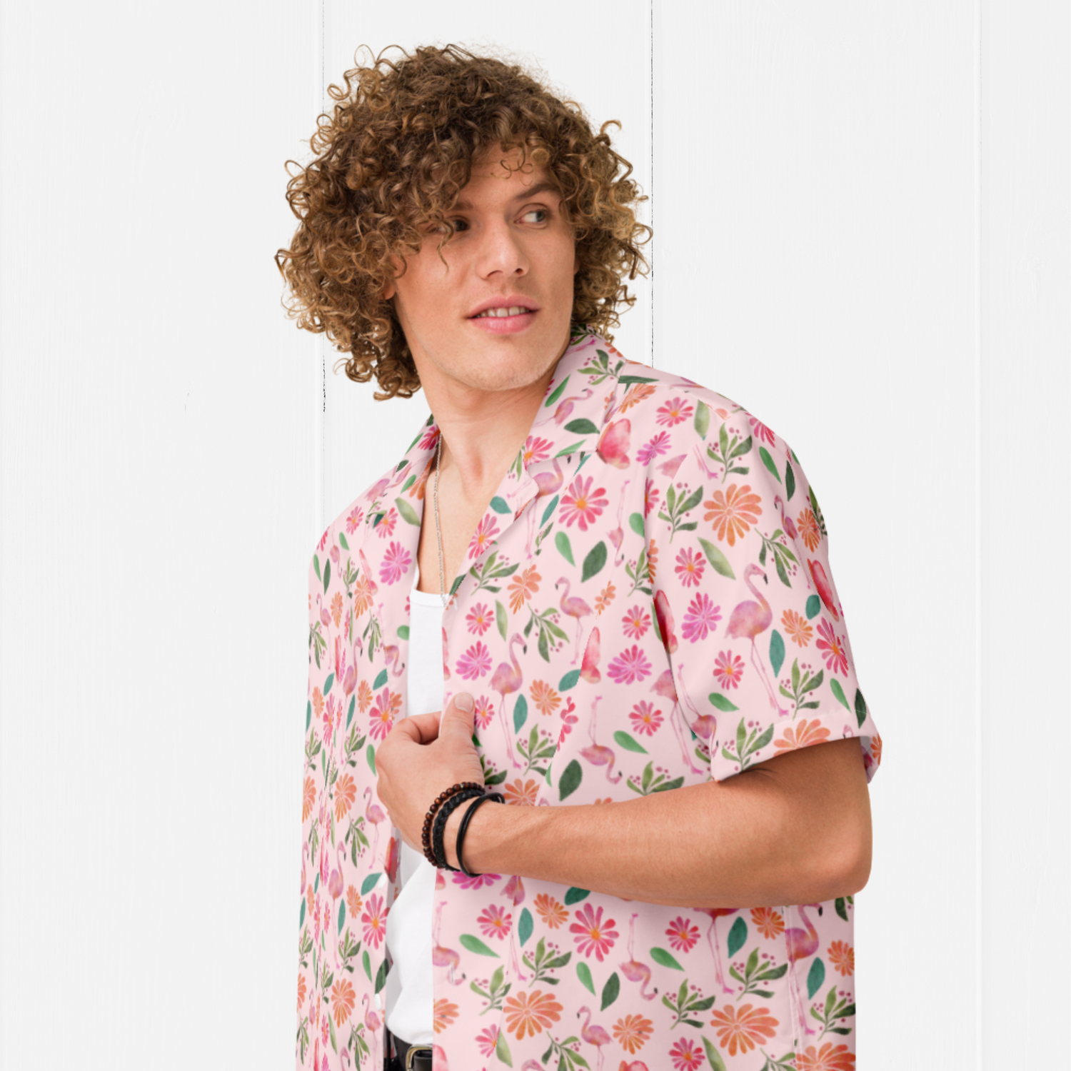Vibrant Peacock Unisex Oversized Button-Up Shirt: Casual, Boho, Retro Style for All Seasons