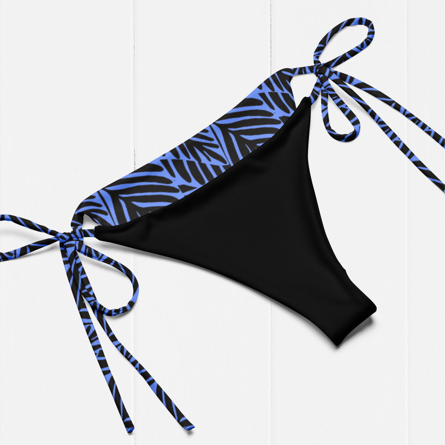 Tropic Blues Recycled String Bikini Separates for Women - Eco-Friendly Beachwear