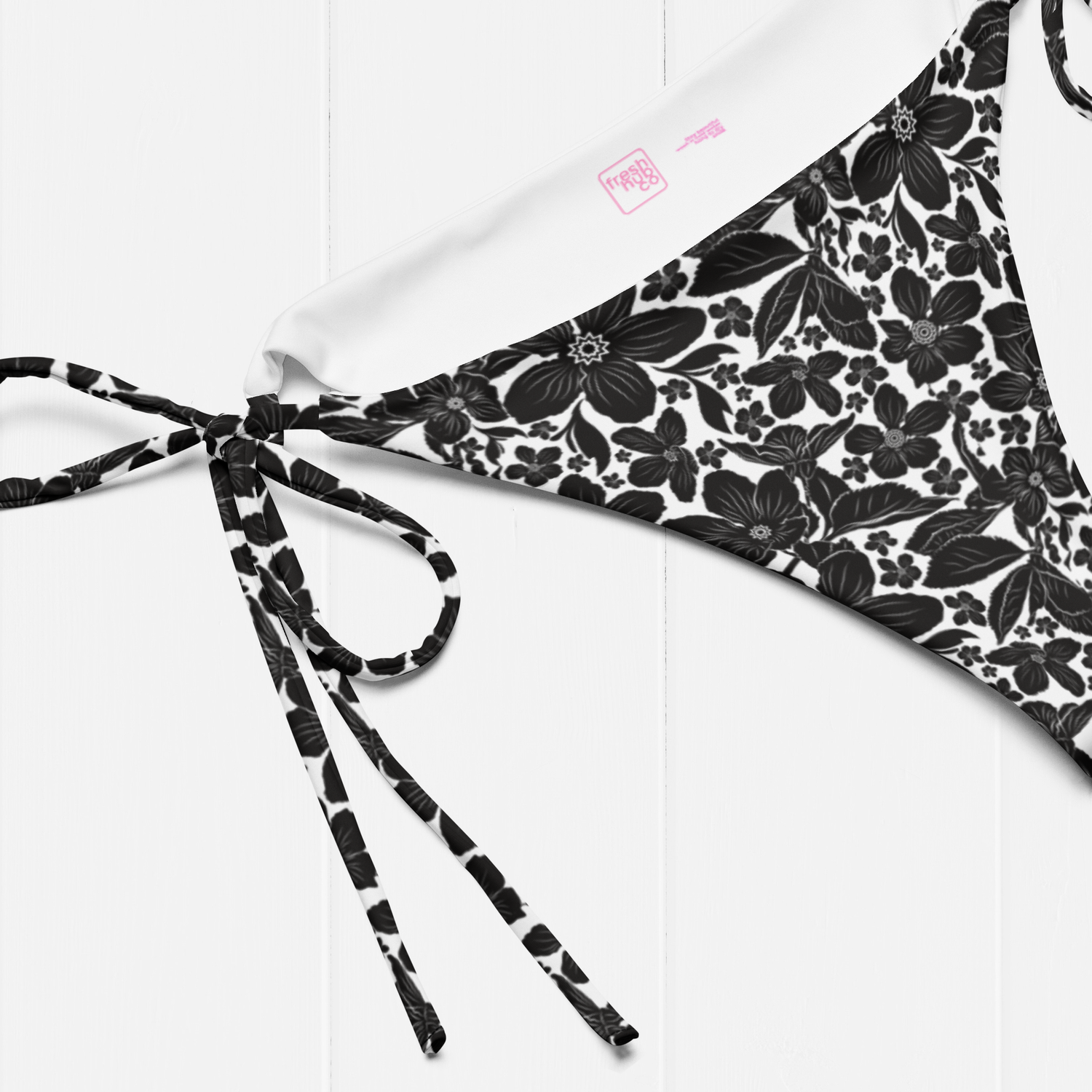 Women&#39;s Floral Recycled UP50 String Bikini Separates