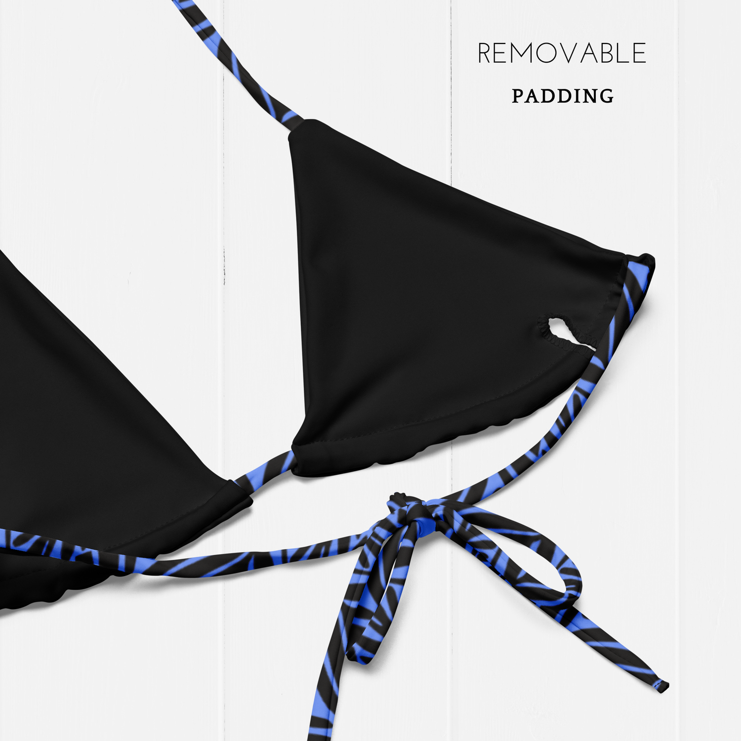 Tropic Blues Recycled String Bikini Separates for Women - Eco-Friendly Beachwear