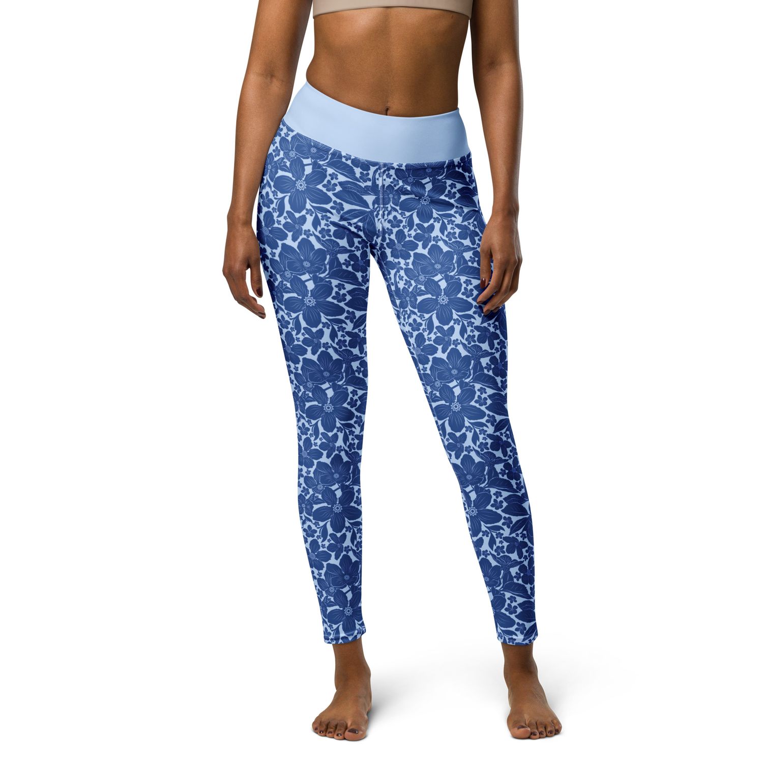 Vibrant High-Waisted Yoga Leggings &amp; UP50+ Padded Sports Bra Set: Breathable Activewear for Fitness