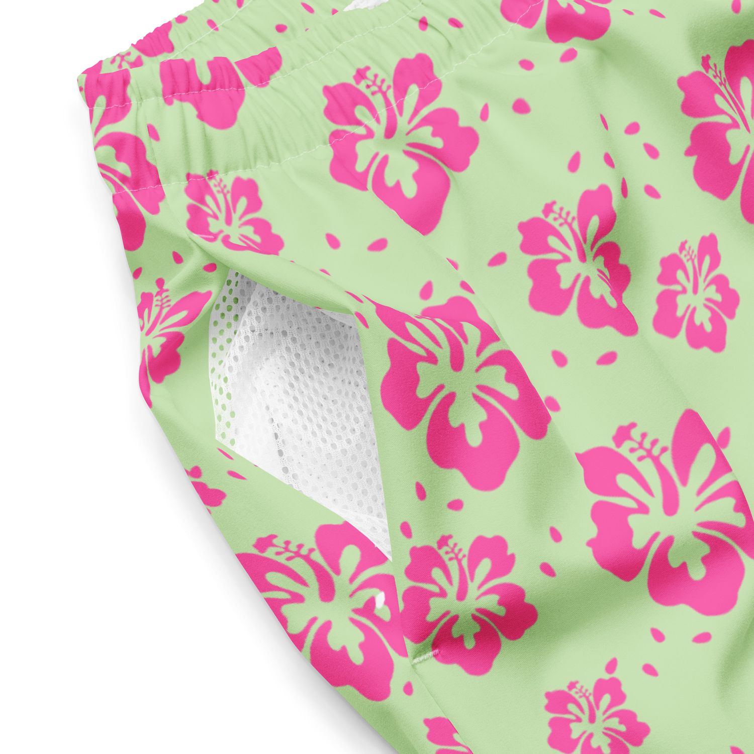 Y2K Hot Pink and Mint Couples Swimsuits