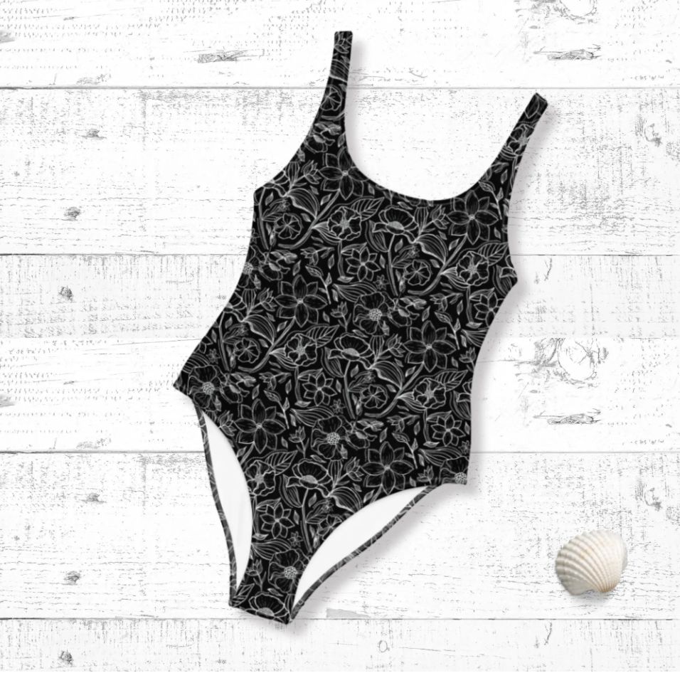 His and Hers Tropical Swimsuits 