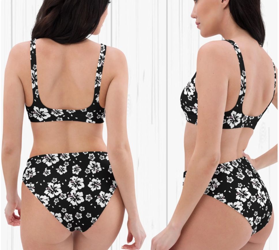 Matching Couples Floral UPF 50+ Swimwear