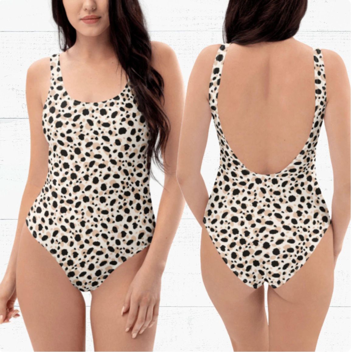 Safari Print Matching Swimsuits for Couples | Mr &amp; Mrs Vacation Beachwear | His and Hers Plus Size Options