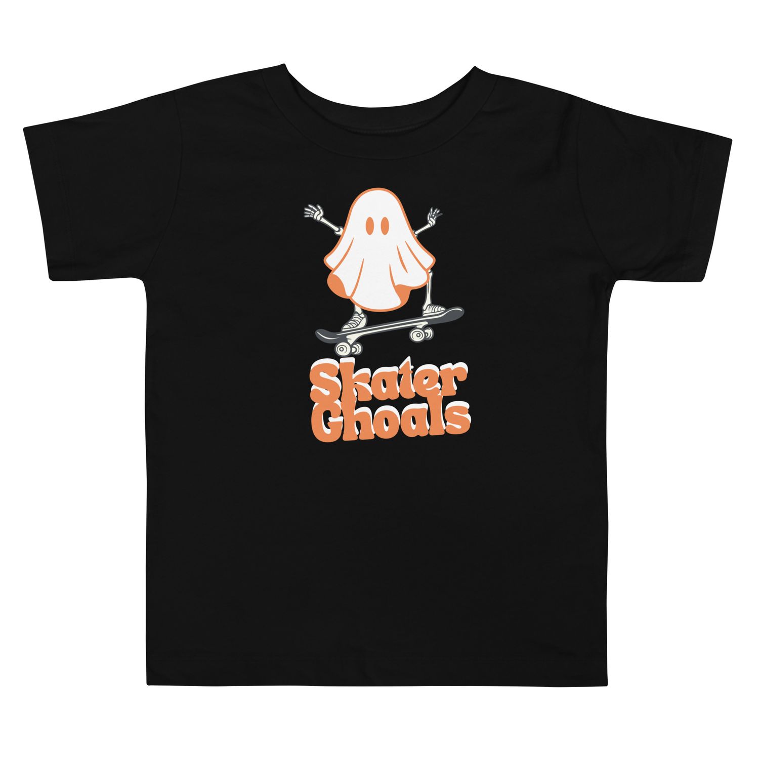 Toddler Skater Ghoals Halloween Short Sleeve Tee