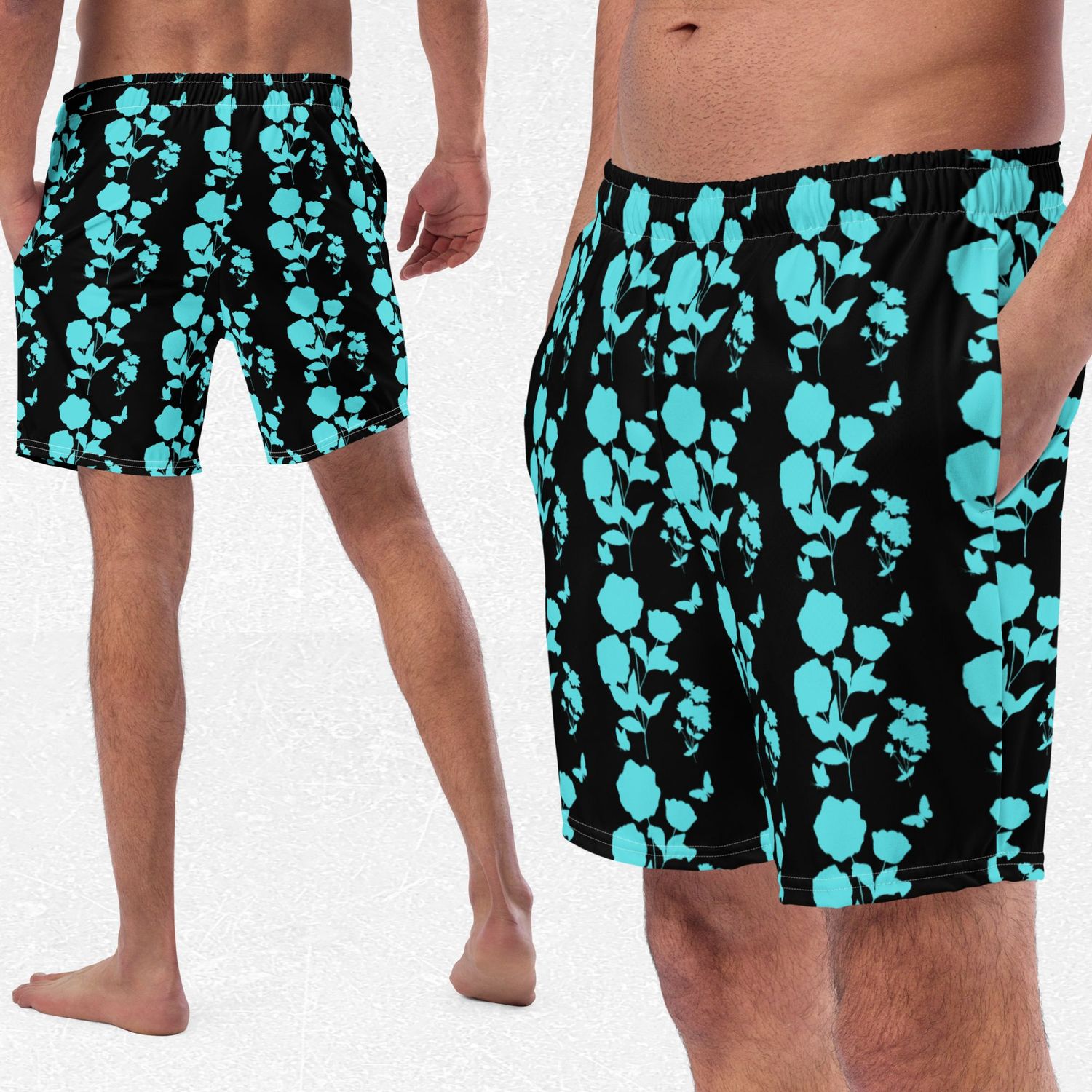 Matching Couples Swimsuits: Vibrant Honeymoon Swimwear