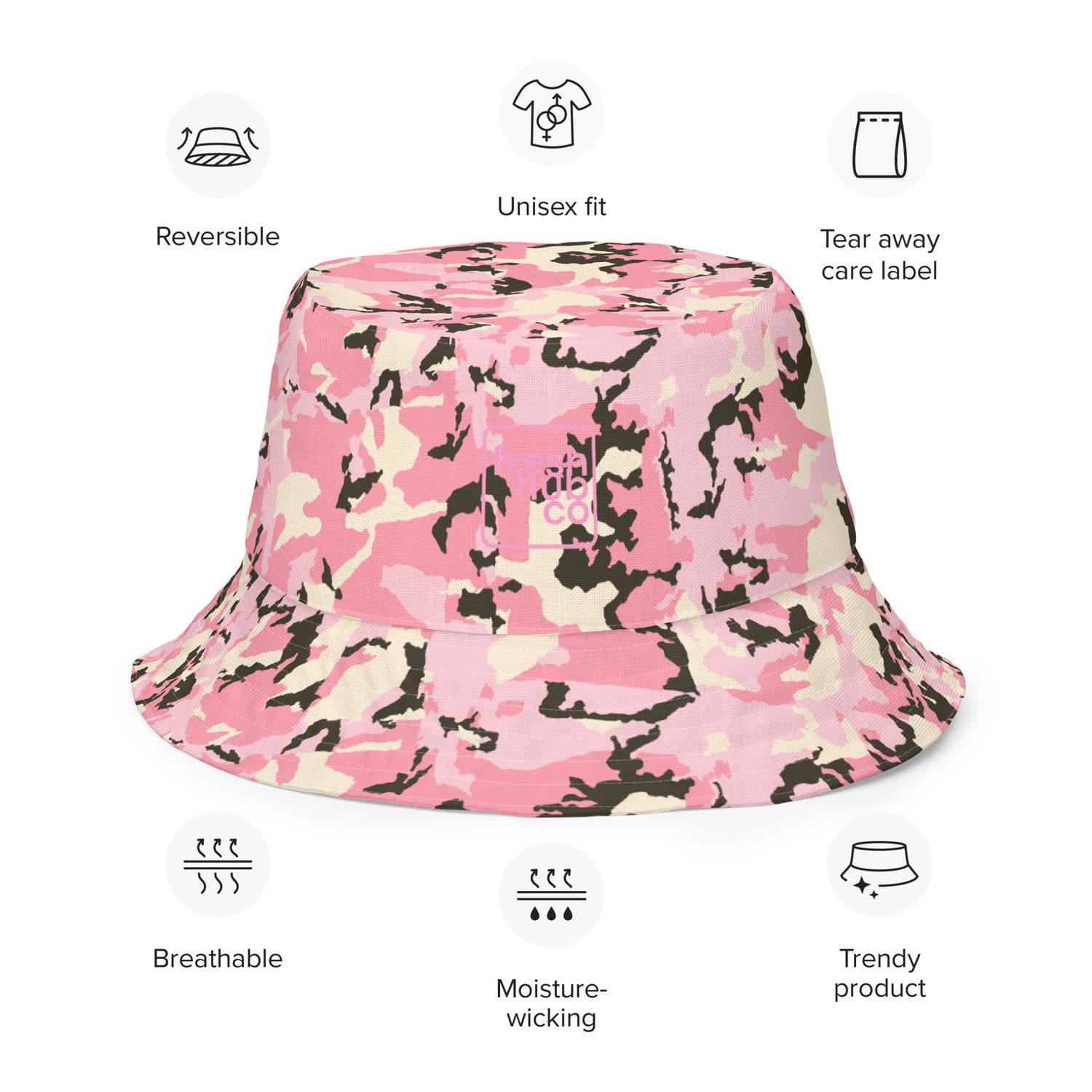 Camo Reversible bucket hat