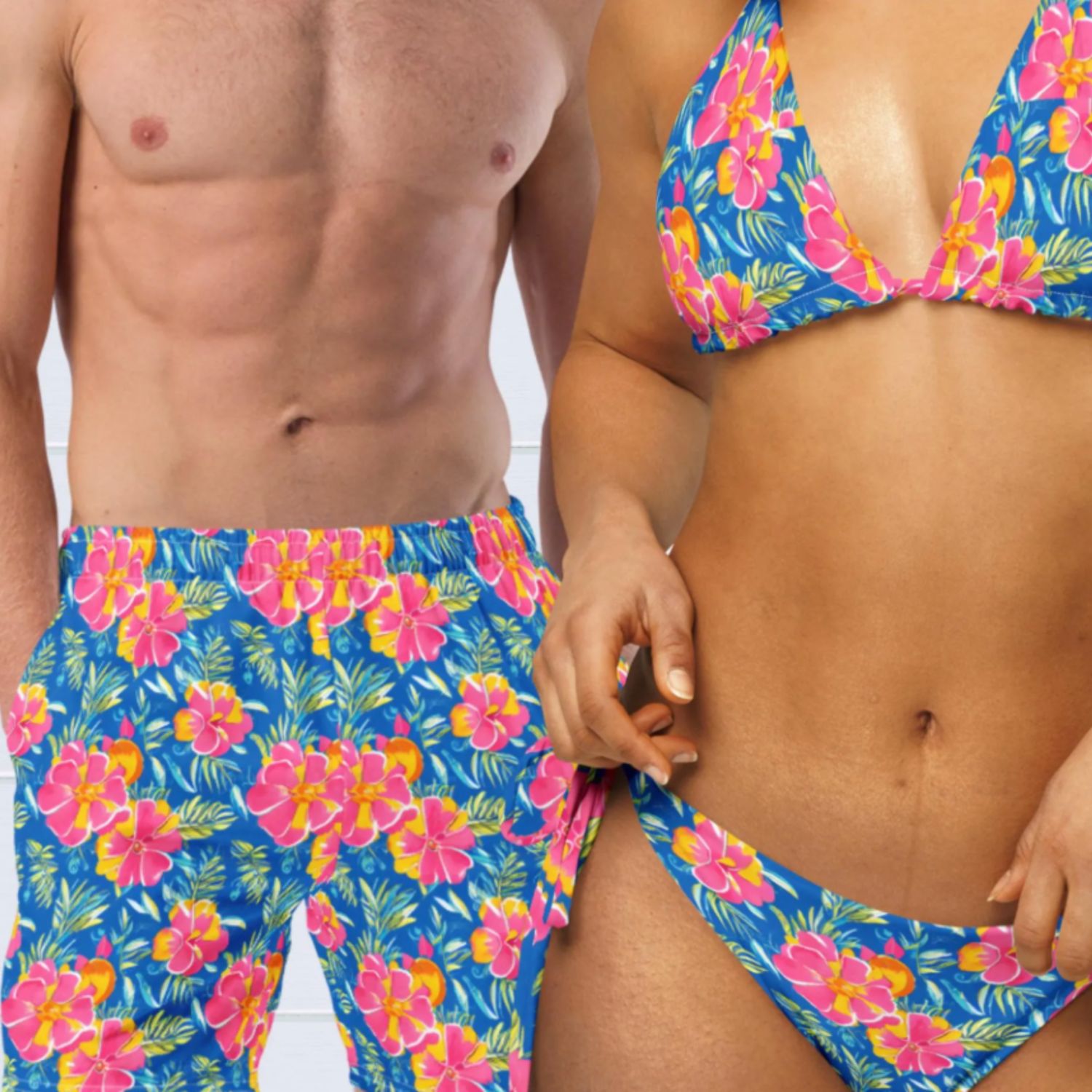 Matching Couples Swimsuit Separates