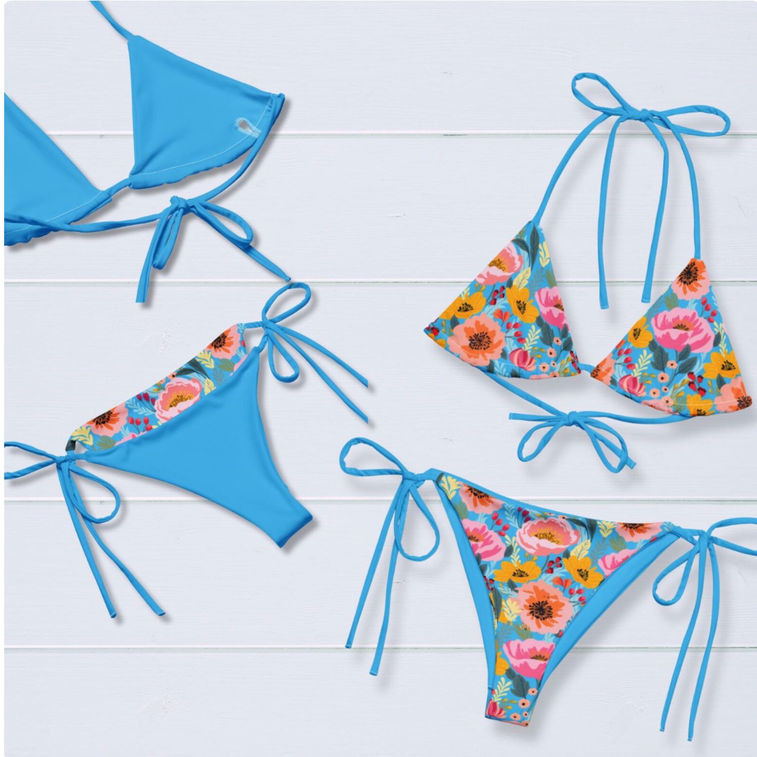 Matching Couples Vacation-Inspired Swimsuits, His &amp; Hers Beach Getaways Separates