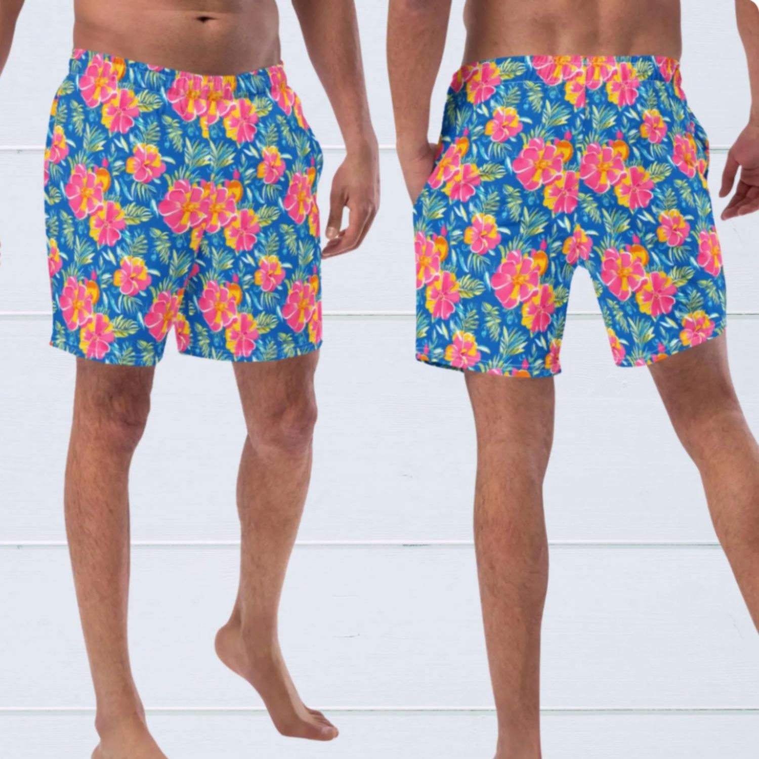 Matching Couples Vacation-Inspired Swimsuits, His &amp; Hers Beach Getaways Separates