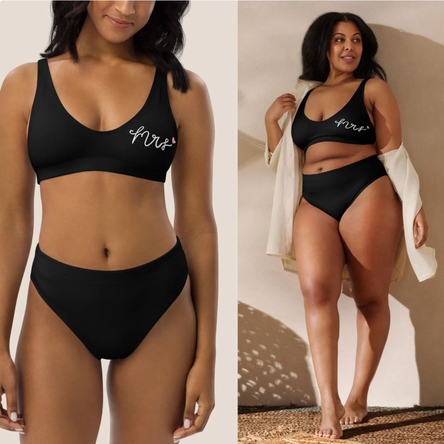 Honeymoon Couples Mr &amp; Mrs Swimsuits.