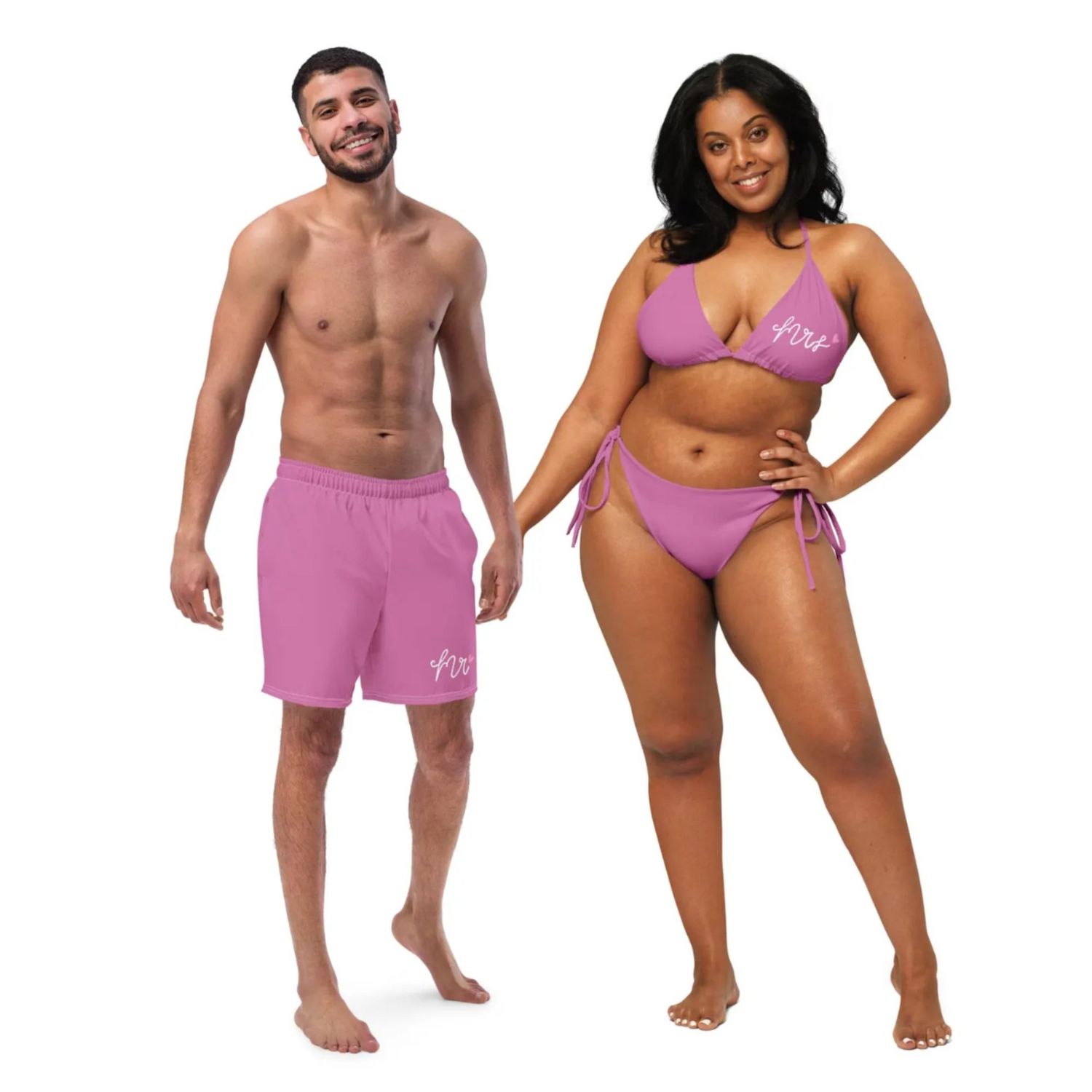 Honeymoon Couples Mr &amp; Mrs Swimsuits.