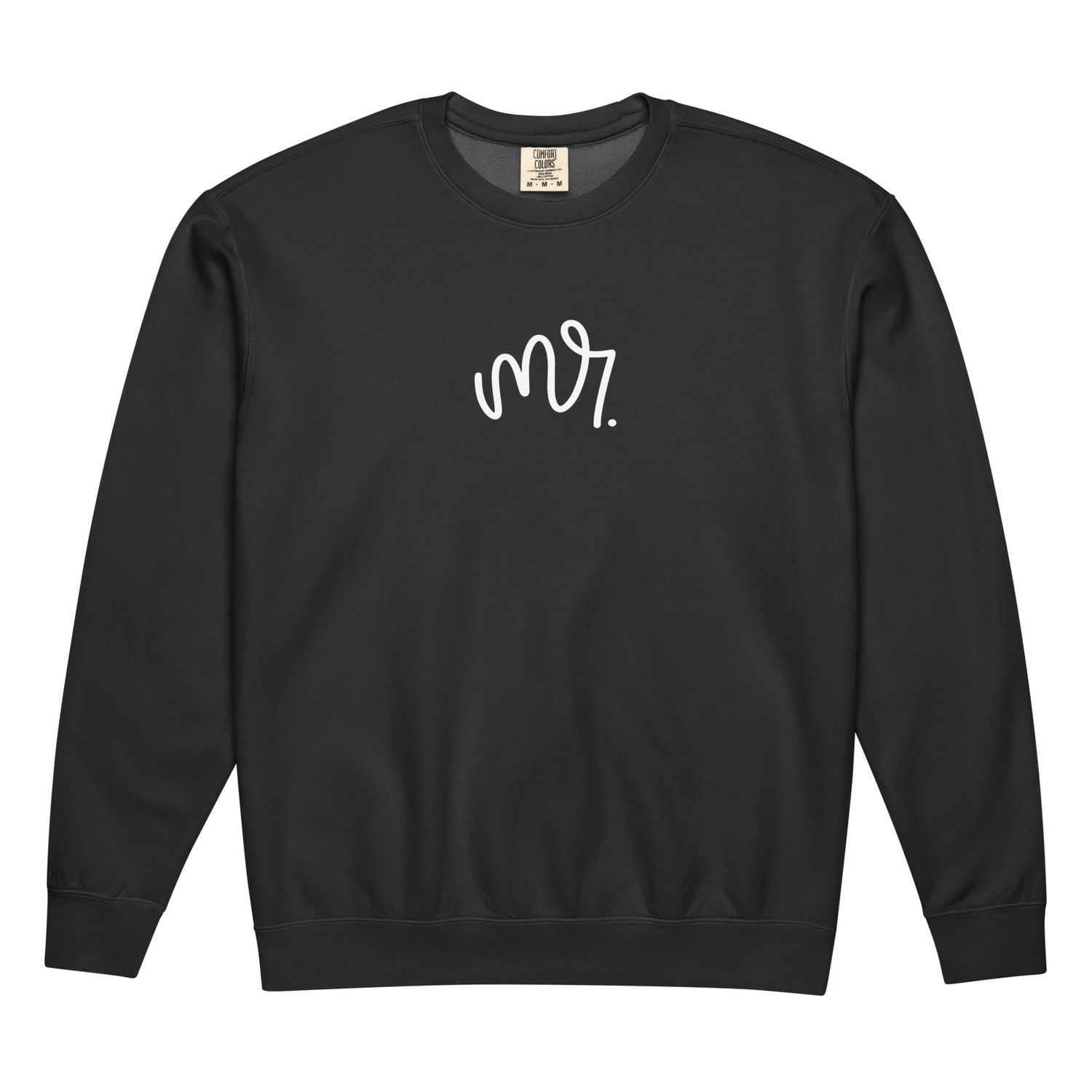 Mr &amp; Mrs Matching Unisex Fleece Crewneck Sweatshirt