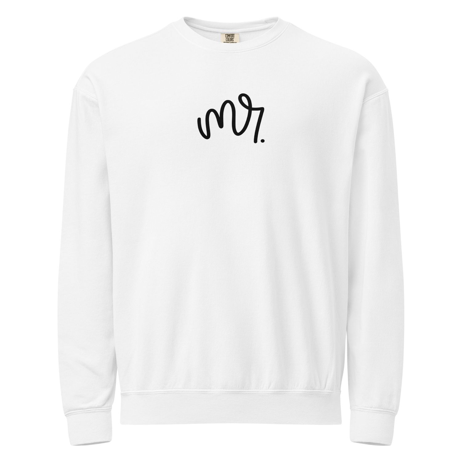 Mr &amp; Mrs Matching Unisex Fleece Crewneck Sweatshirt