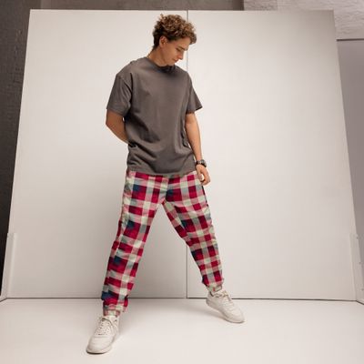 Tartan Track Pants | Unisex Streetwear Joggers