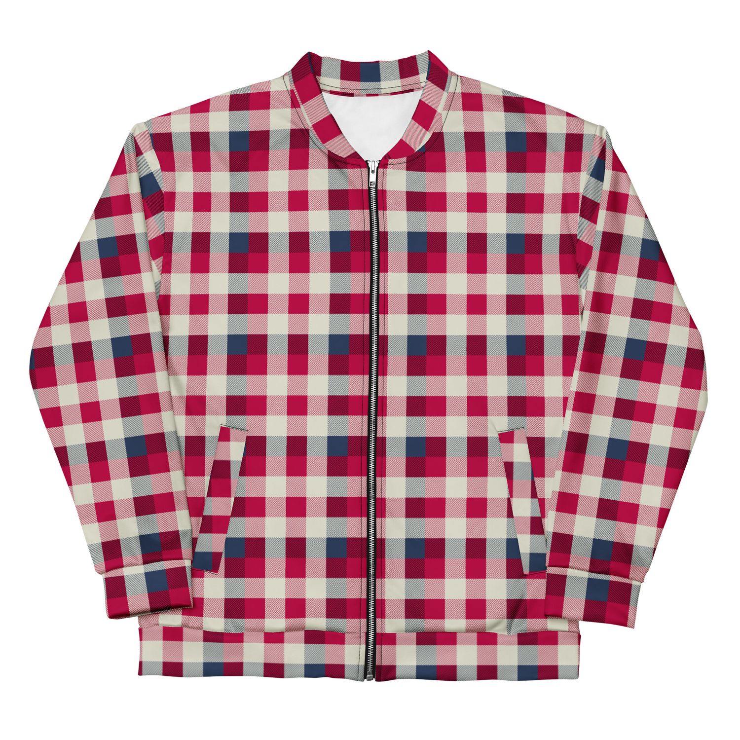 Tartan Plaid Jacket for Men &amp; Women – Cozy Heritage Print Bomber