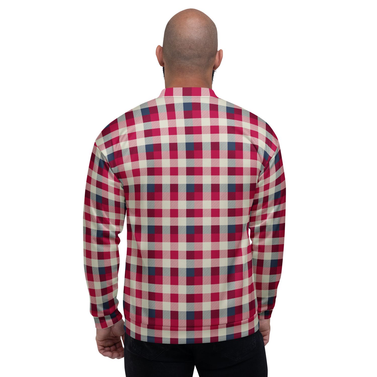 Tartan Plaid Jacket for Men &amp; Women – Cozy Heritage Print Bomber