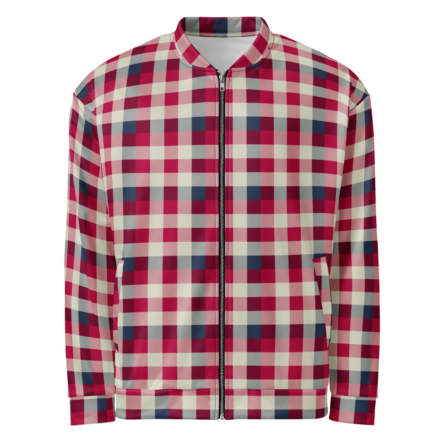 Tartan Plaid Jacket for Men &amp; Women – Cozy Heritage Print Bomber