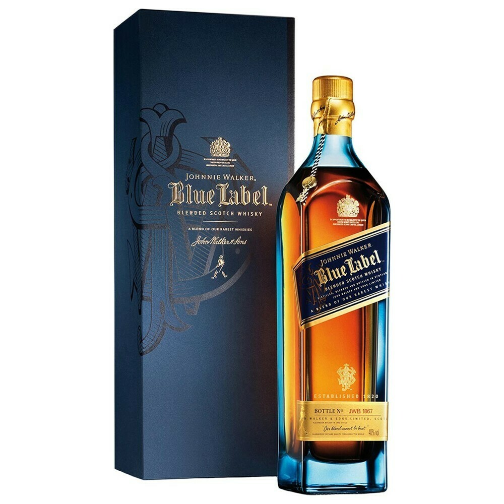 WHISKY BLUE LABEL SELLO AZUL 750 ML