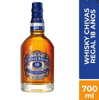 WHISKY CHIVAS 18 AÑOS X 750 ML
