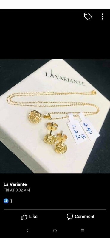Necklace and earrings Set