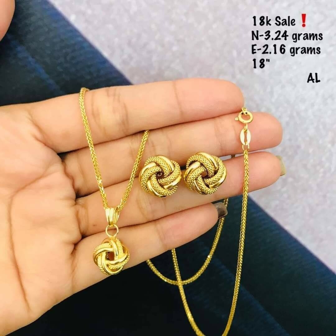 Set Necklace Earrings