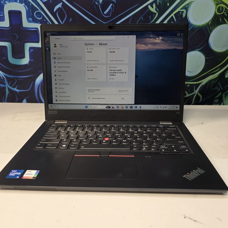 Lenovo ThinkPad L13 | i5 11th Gen | 16GB RAM | 128GB SSD | Windows 11 Pro