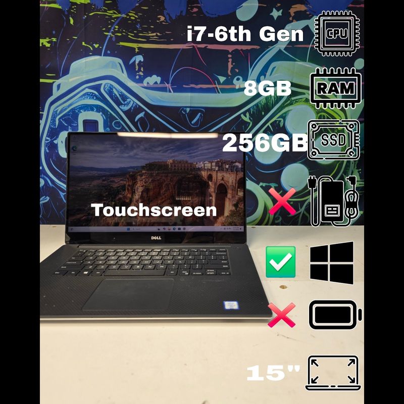 Dell Precision 5520 | i7 6th Gen | 24GB RAM | 256GB SSD | Quadro M1200 | 15” Touch