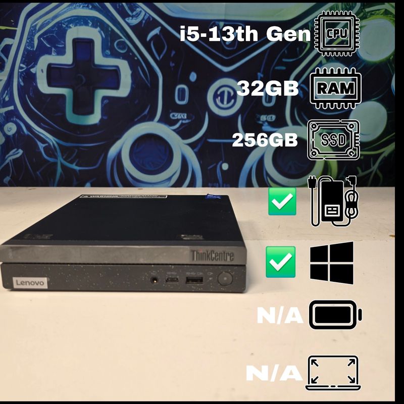 Lenovo ThinkCentre Neo 50q Gen 4 | i5 13th Gen | 32GB RAM | 256GB SSD | Windows 11 Pro