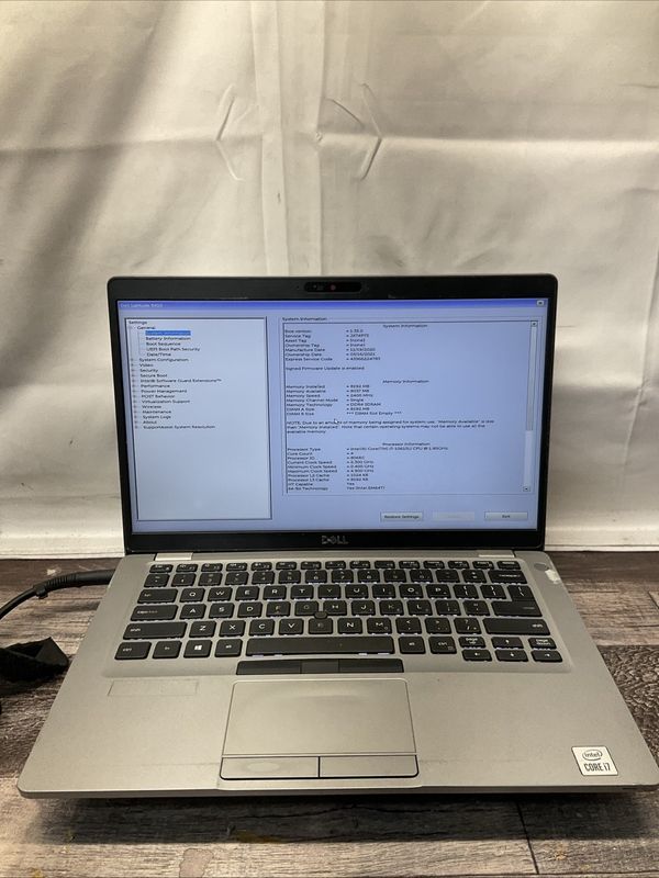 Dell Latitude 5410 Laptop | Intel Core i7 10th Gen | 8GB RAM | NO SSD | For Parts or Repair