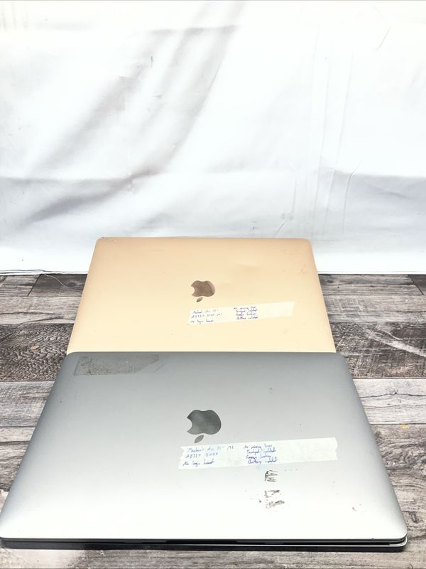 Lot of 2 Apple MacBook Air 13" A2337 (2020) M1 | NO Logic Board | Cracked Screens | For Parts or Repair