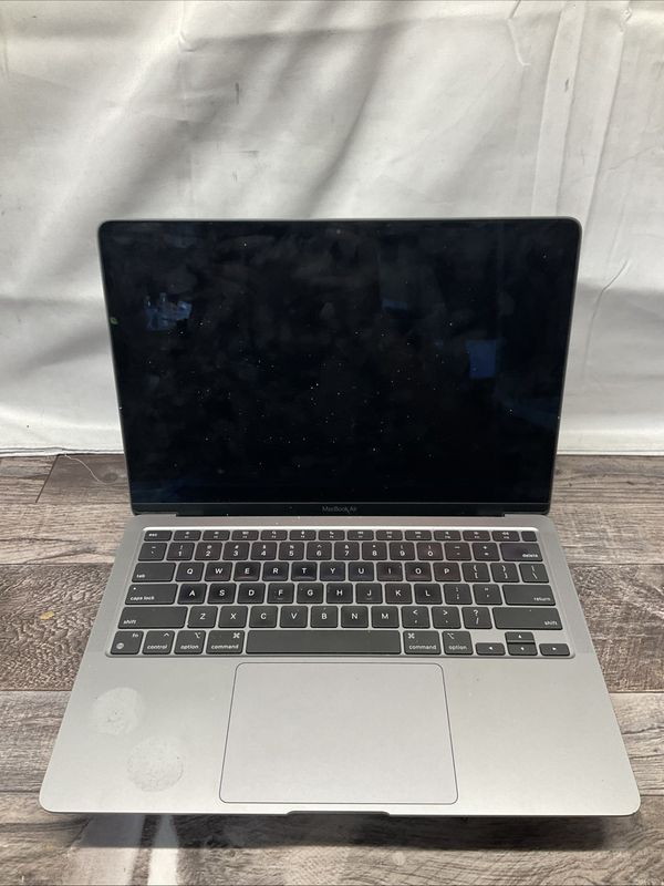 Lot of 2 Apple MacBook Air 13" A2337 (2020) M1 | NO Logic Board | Cracked Screens | For Parts or Repair