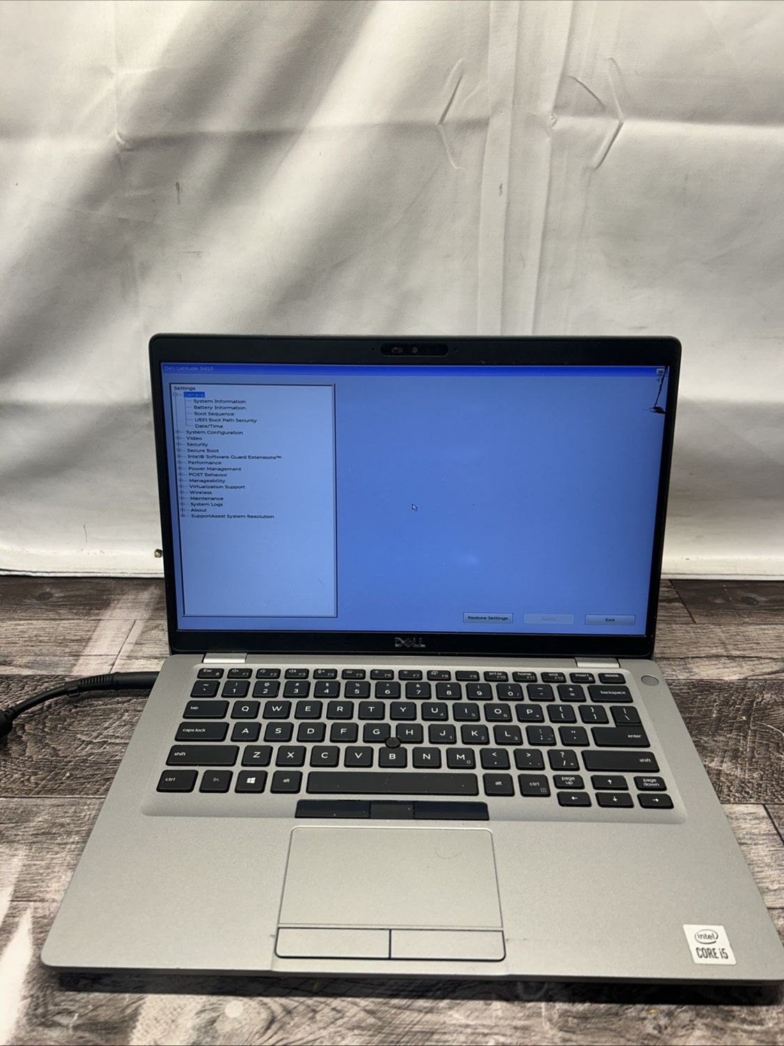 Dell Latitude 5410 Laptop | Intel Core i5 10th Gen | 8GB RAM | NO SSD | Damaged Screen | For Parts or Repair