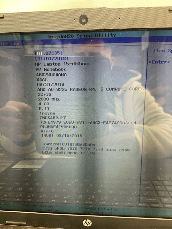 HP 15 Laptop | AMD A6-9225 | 4GB RAM | NO SSD | For Parts or Repair