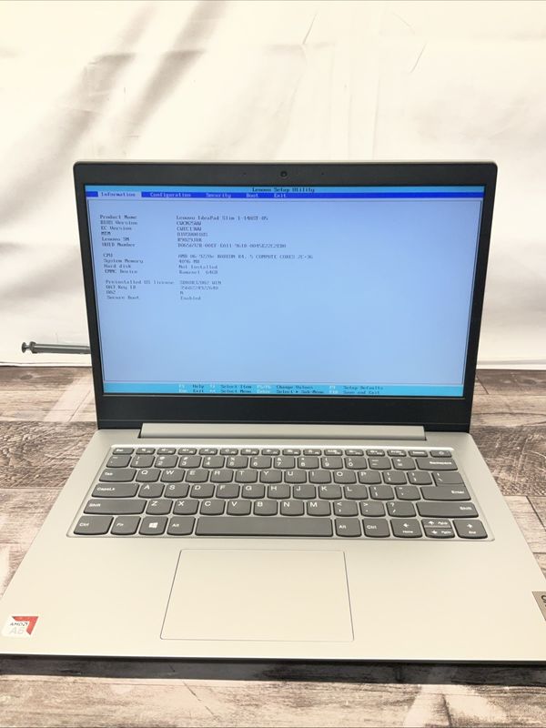 Lenovo IdeaPad Slim Laptop | AMD A9-9220e | 4GB RAM | 64GB SSD | BIOS Unlocked | Used