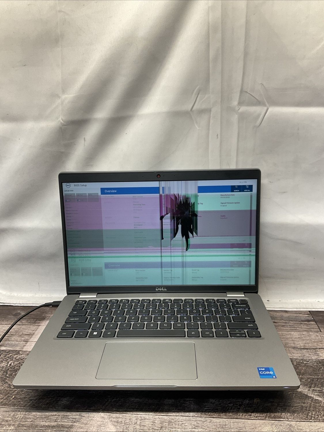 Dell Latitude 5420 Laptop | Intel Core i5 11th Gen | 8GB RAM | NO SSD | Broken Screen | For Parts or Repair