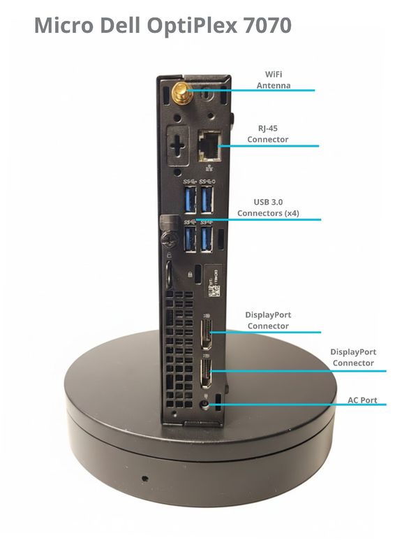 Dell OptiPlex 7070 Micro i5 9th Gen 16GB RAM 128GB SSD + 500GB HDD Windows 11 Pro WiFi