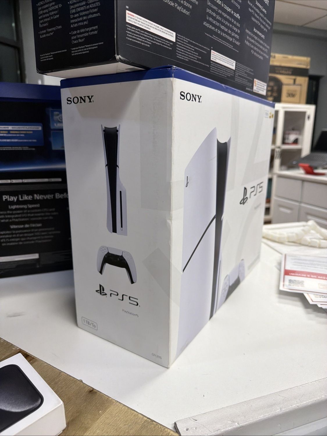 Sony PlayStation 5 Slim Disc Edition 1TB White Console